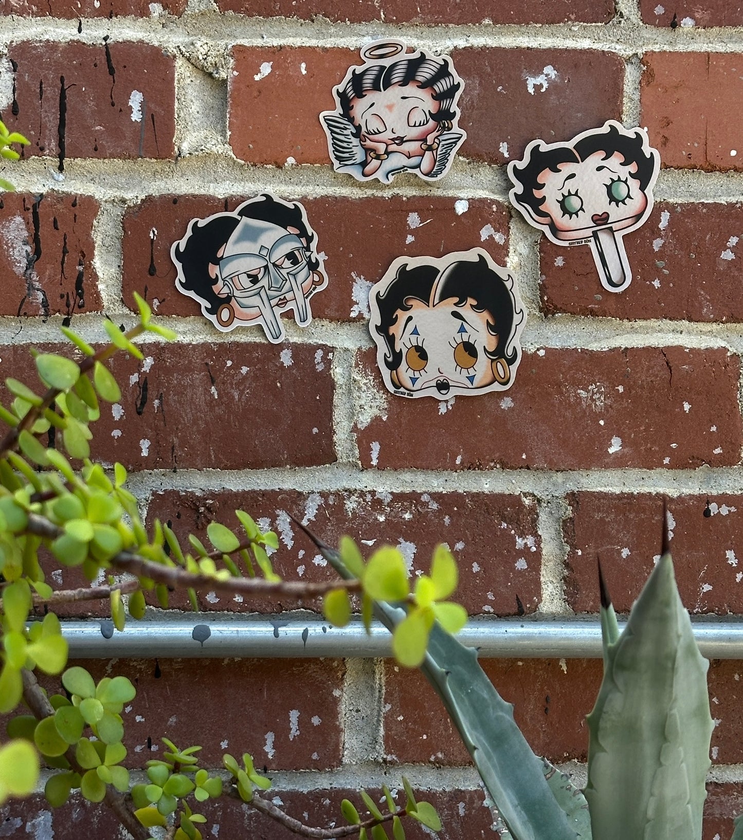 Boop tattoo flash stickers