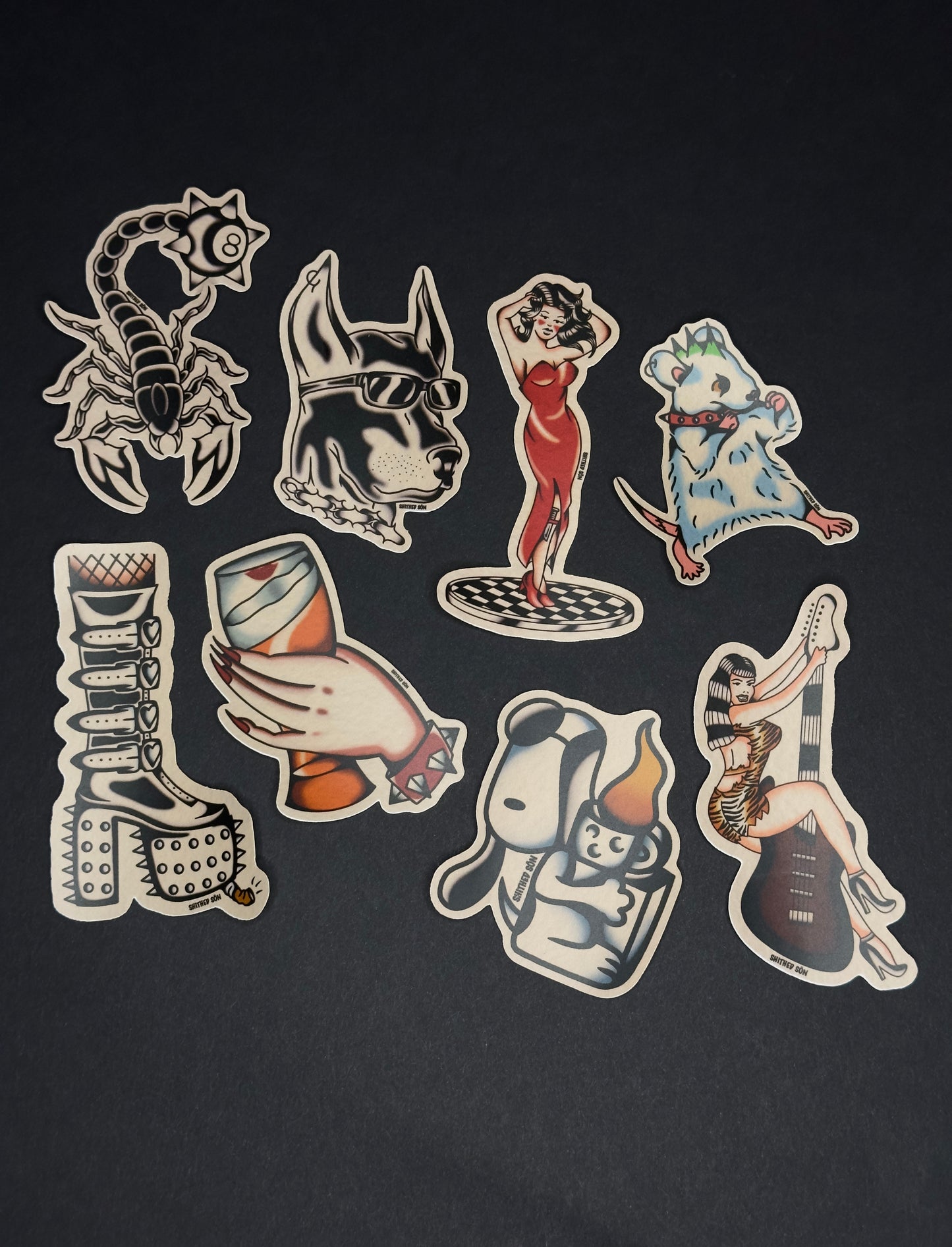 Traditional Tattoo sticker pack 1