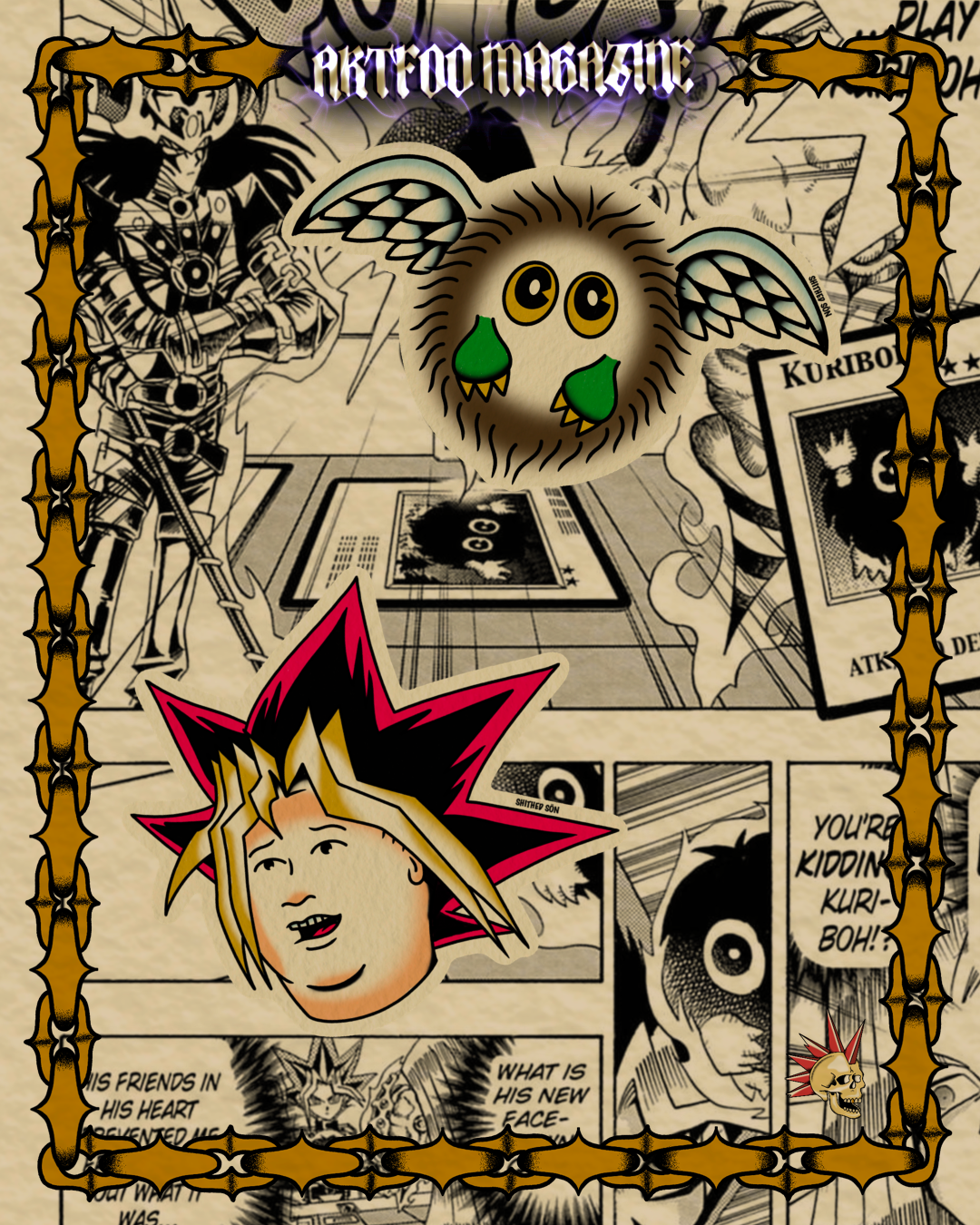 Traditional Anime tattoo sticker pack #2