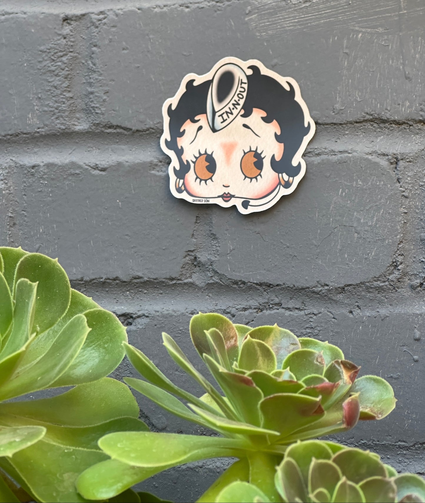 Boop tattoo flash stickers