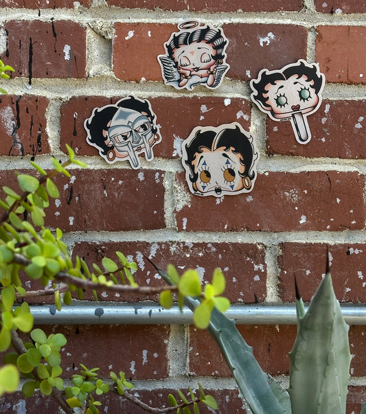 Boop tattoo flash stickers