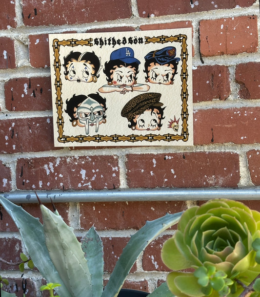 Boop tattoo flash art #1
